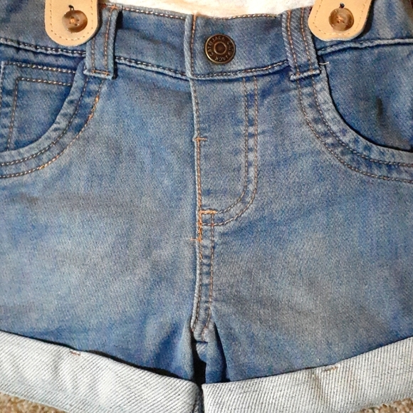 Baby Cat & Jack 2-Piece Short Set | 0-3M | Heather - Picture 5 of 8